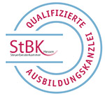 Qualifizierte Ausbildungskanzlei Steuerberater Karriere Logo